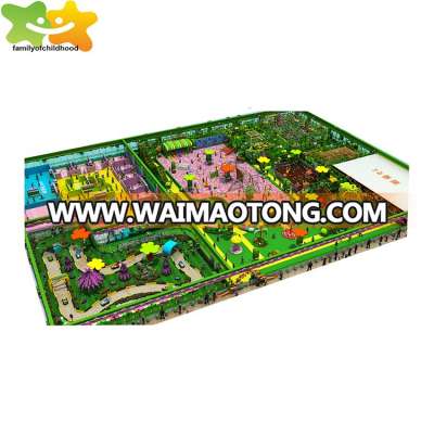 Forest theme indoor play area playground maze prices manufacturer for sale