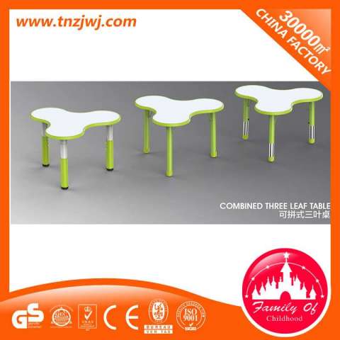 Combined Three Leaf Table Reading Tables Furniture for Kindergarten